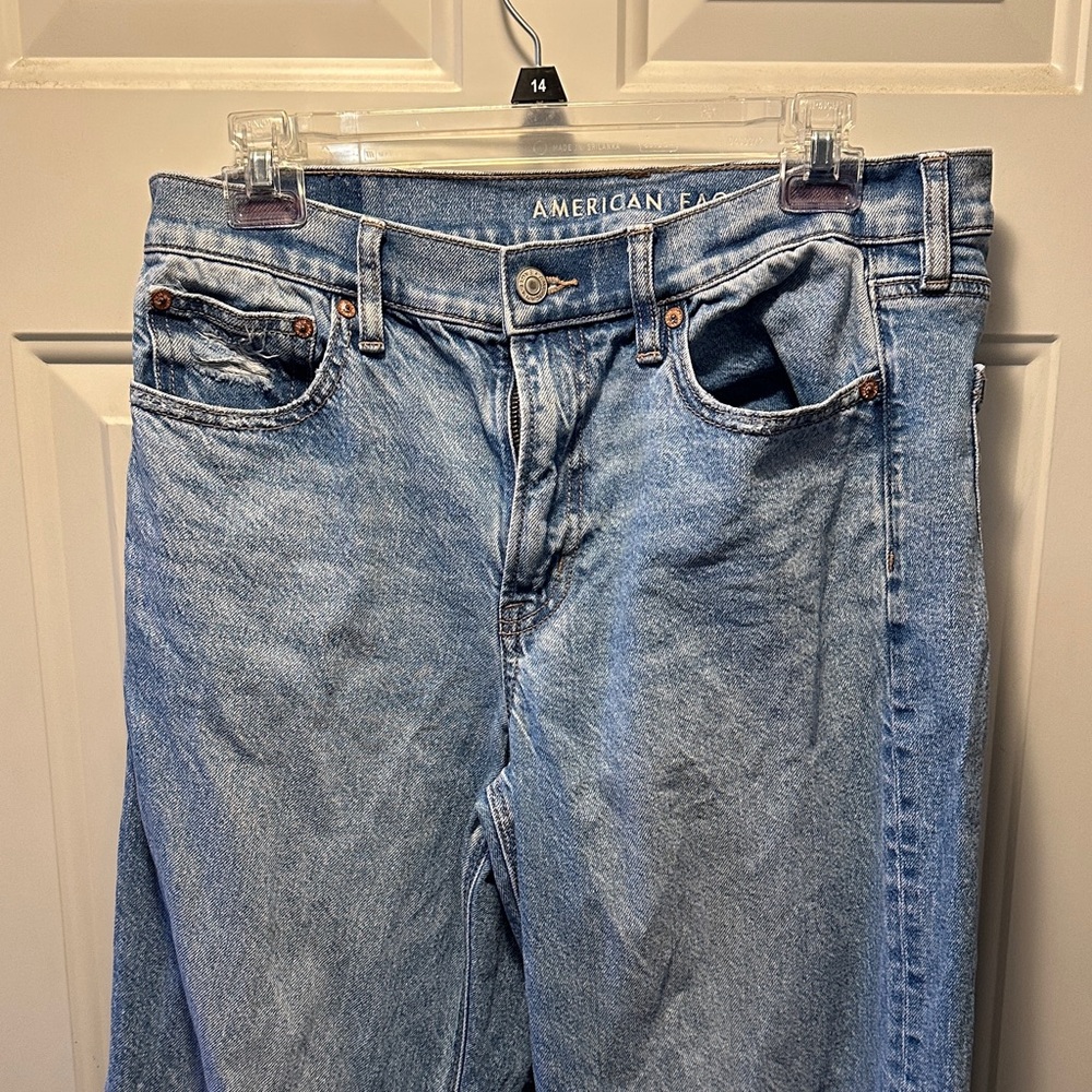 American Eagle Outfitters Light Blue Stovepipe Jeans